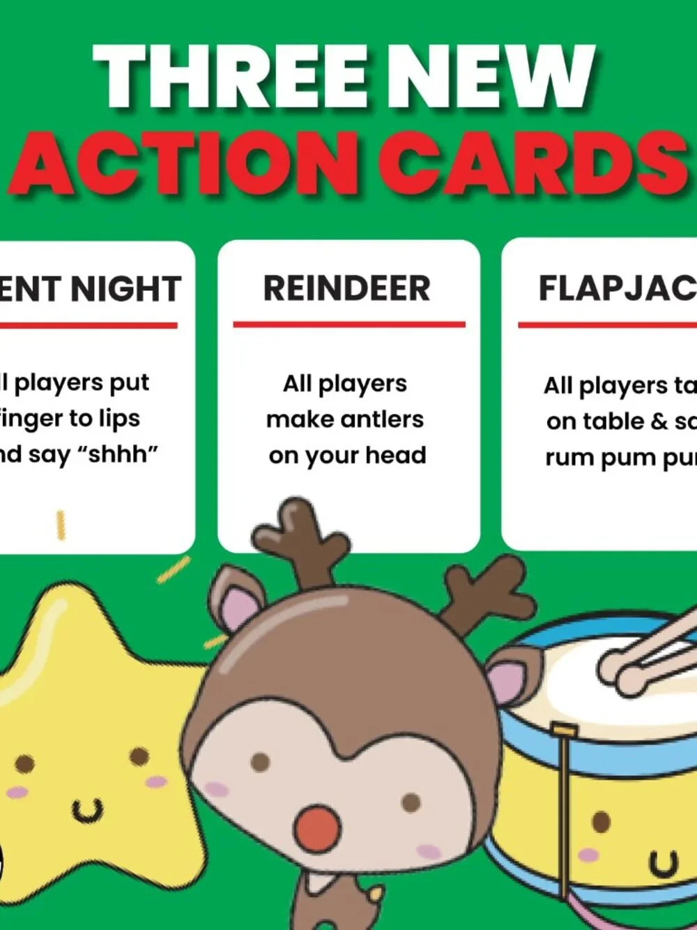 Santa Cookie Elf Candy Snowman Christmas Edition Holiday Card Game by Taco Cat G